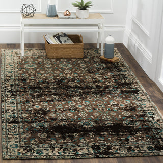 Safavieh Classic Vintage CLV226A Teal/Beige Area Rug  Feature