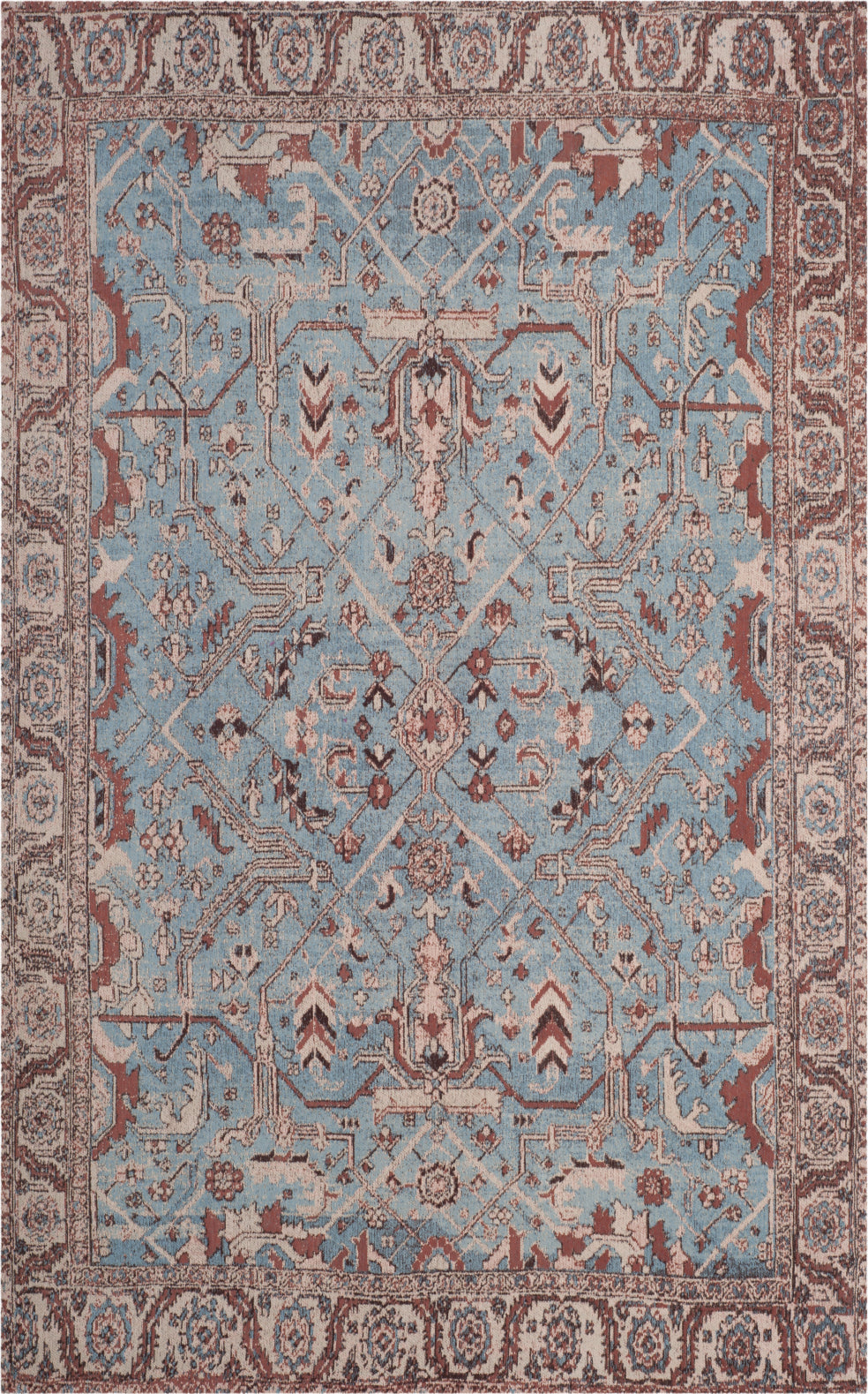 Safavieh Classic Vintage CLV303A Blue/Red Area Rug main image