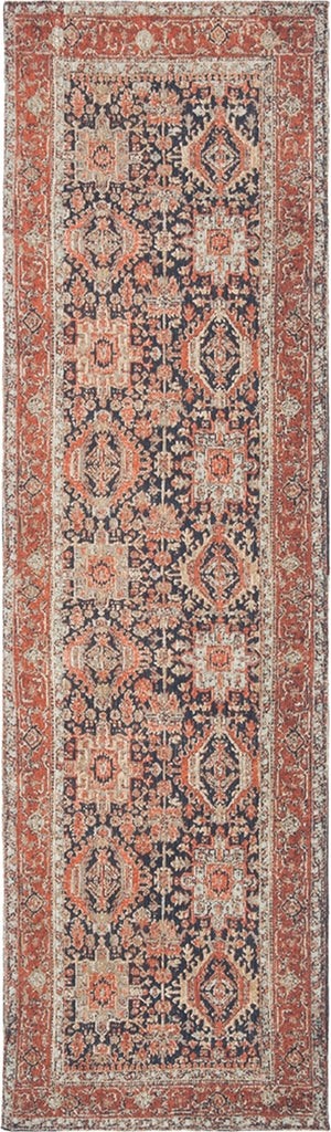Safavieh Classic Vintage CLV307N Navy/Rust Area Rug main image