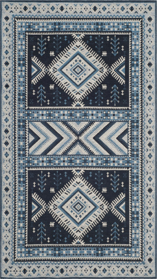 Safavieh Classic Vintage CLV511A Navy/Light Blue Area Rug 