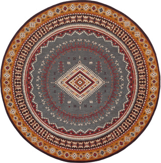 Safavieh Classic Vintage CLV511C Slate/Mustard Area Rug 