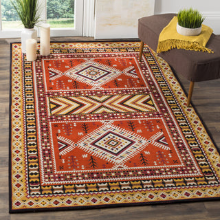 Safavieh Classic Vintage CLV511D Orange/Gold Area Rug  Feature