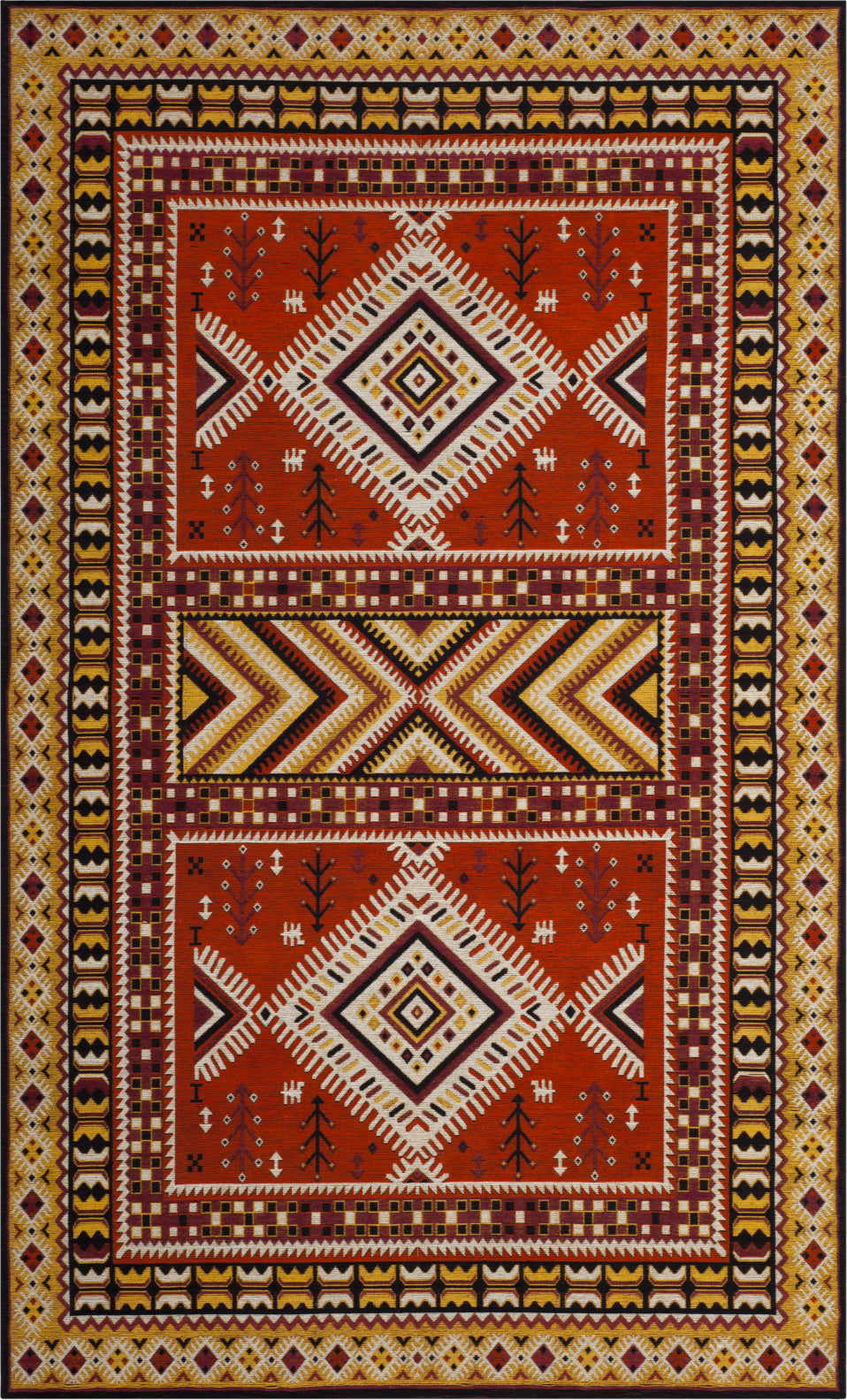 Safavieh Classic Vintage CLV511D Orange/Gold Area Rug – Incredible Rugs ...