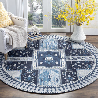 Safavieh Classic Vintage CLV512A Navy/Light Blue Area Rug 