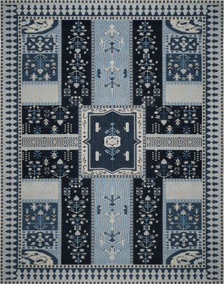 Safavieh Classic Vintage CLV512A Navy/Light Blue Area Rug 