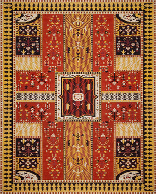 Safavieh Classic Vintage CLV512D Orange/Gold Area Rug 