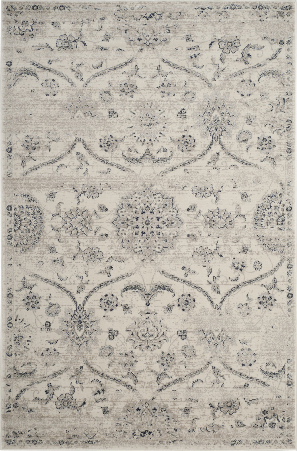 Safavieh Carnegie CNG624C Cream/Light Grey Area Rug Incredible Rugs
