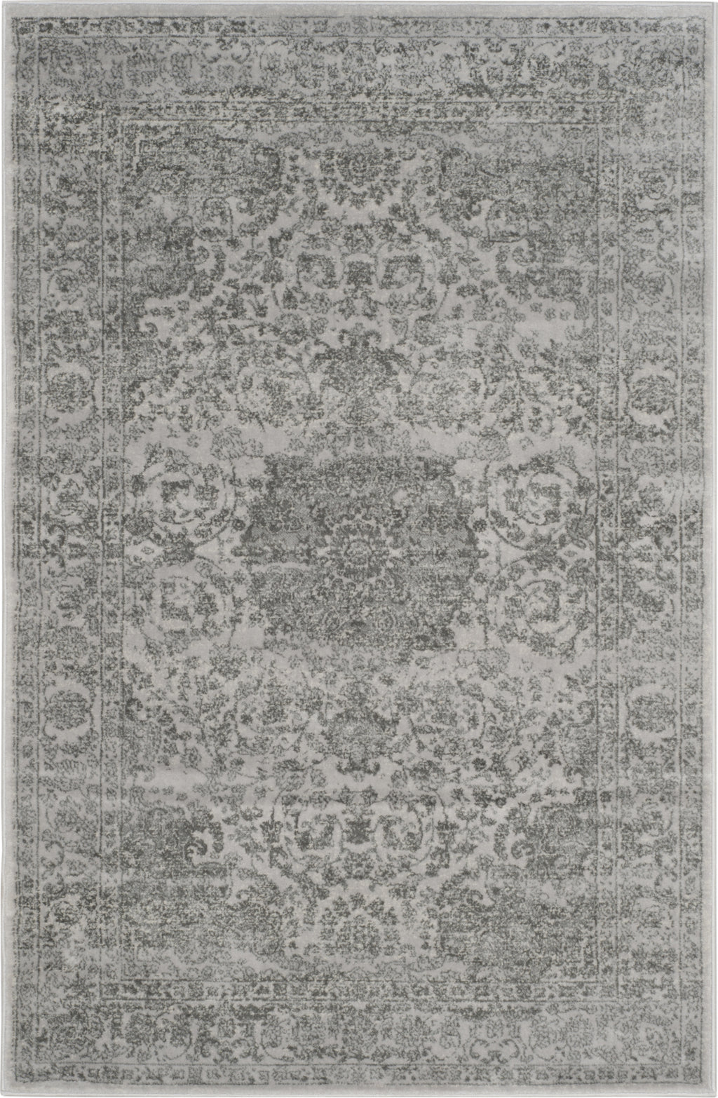 Safavieh Carnegie CNG631K Cream/Dark Grey Area Rug Incredible Rugs