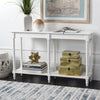 Safavieh Noam Modern Coastal Bamboo Console Table White Furniture  Feature