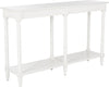 Safavieh Noam Modern Coastal Bamboo Console Table White Furniture 