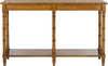 Safavieh Noam Coastal Bamboo Console Table Brown Furniture 