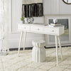 Safavieh Albus 3 Drawer Console Table Distressed White Furniture 