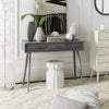 Safavieh Albus 3 Drawer Console Table Slate Grey  Feature
