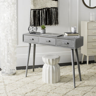 Safavieh Albus 3 Drawer Console Table Slate Grey Furniture 