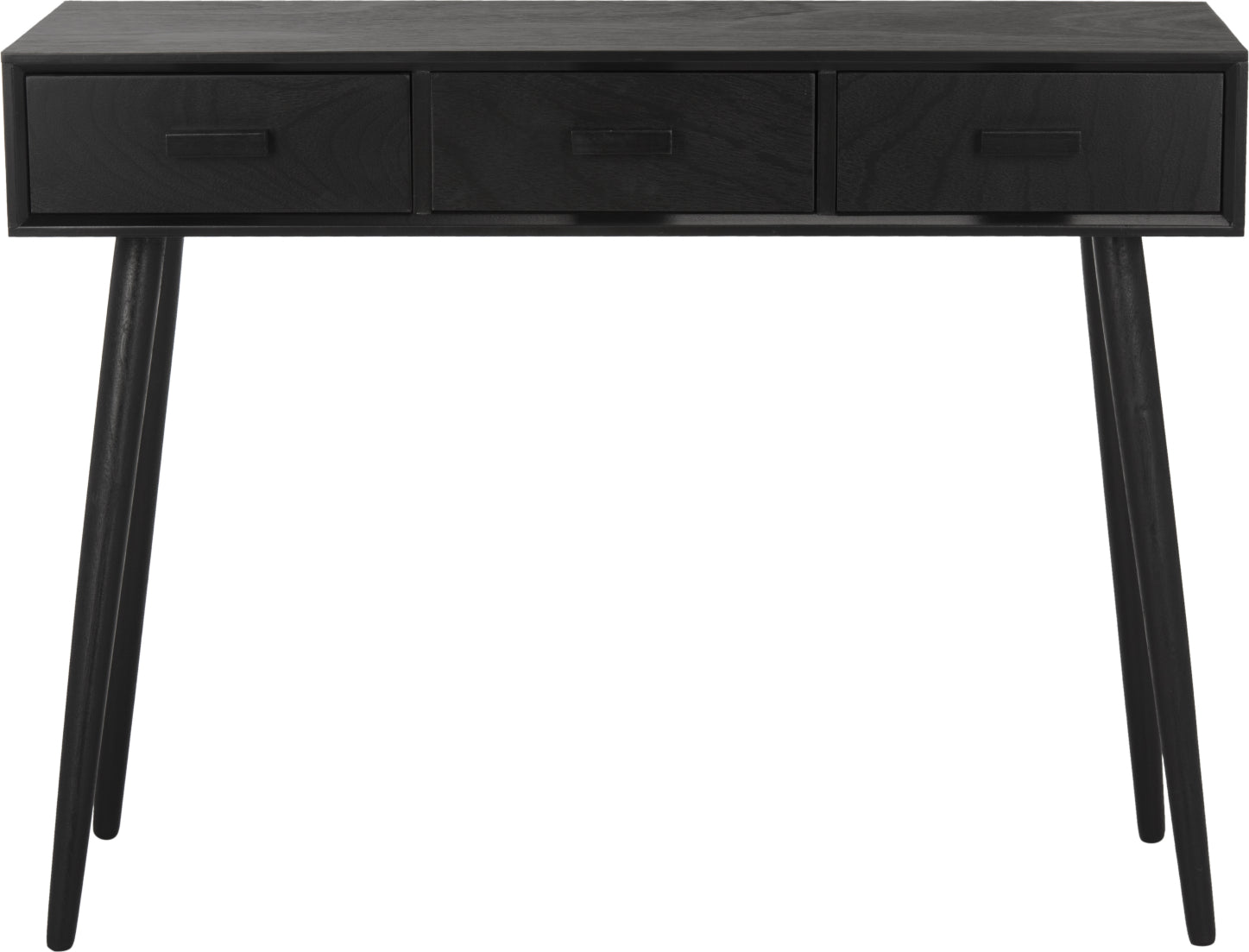 Safavieh Albus 3 Drawer Console Table Black Furniture main image