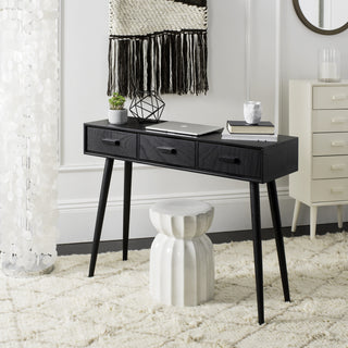 Safavieh Albus 3 Drawer Console Table Black  Feature