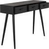 Safavieh Albus 3 Drawer Console Table Black Furniture 