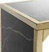 Safavieh Kylie Console Table Black and Brass Furniture 