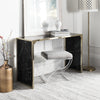 Safavieh Kylie Console Table Black and Brass Furniture  Feature