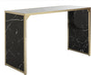 Safavieh Kylie Console Table Black and Brass Furniture 