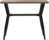Safavieh Andrew Rectangular Midcentury Modern Console Table Brown Oak Furniture main image