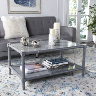 Safavieh Noam Modern Coastal Coffee Table Grey Furniture  Feature