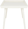 Safavieh Nonie Coffee Table With Tray Top Distressed White Furniture 