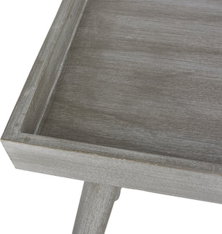 Safavieh Nonie Coffee Table With Tray Top Slate Grey Furniture 