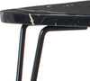 Safavieh Jacky Triangle Coffee Table Black Marble and Furniture 