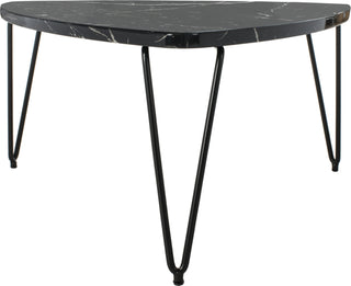 Safavieh Jacky Triangle Coffee Table Black Marble and Furniture main image