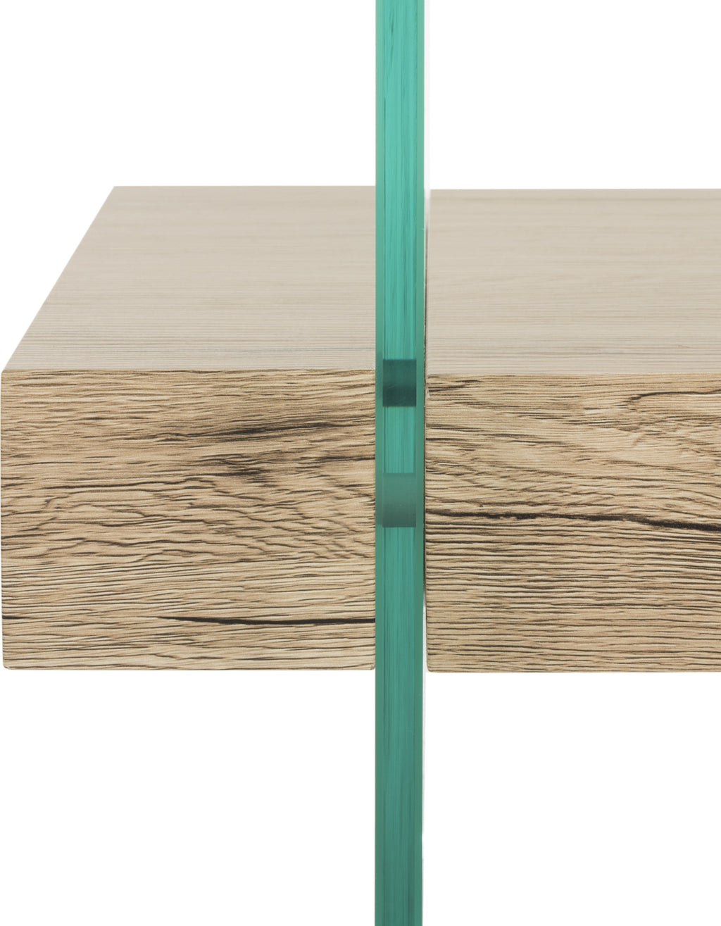 Safavieh Kayley Rectangular Modern Glass Coffee Table Natural