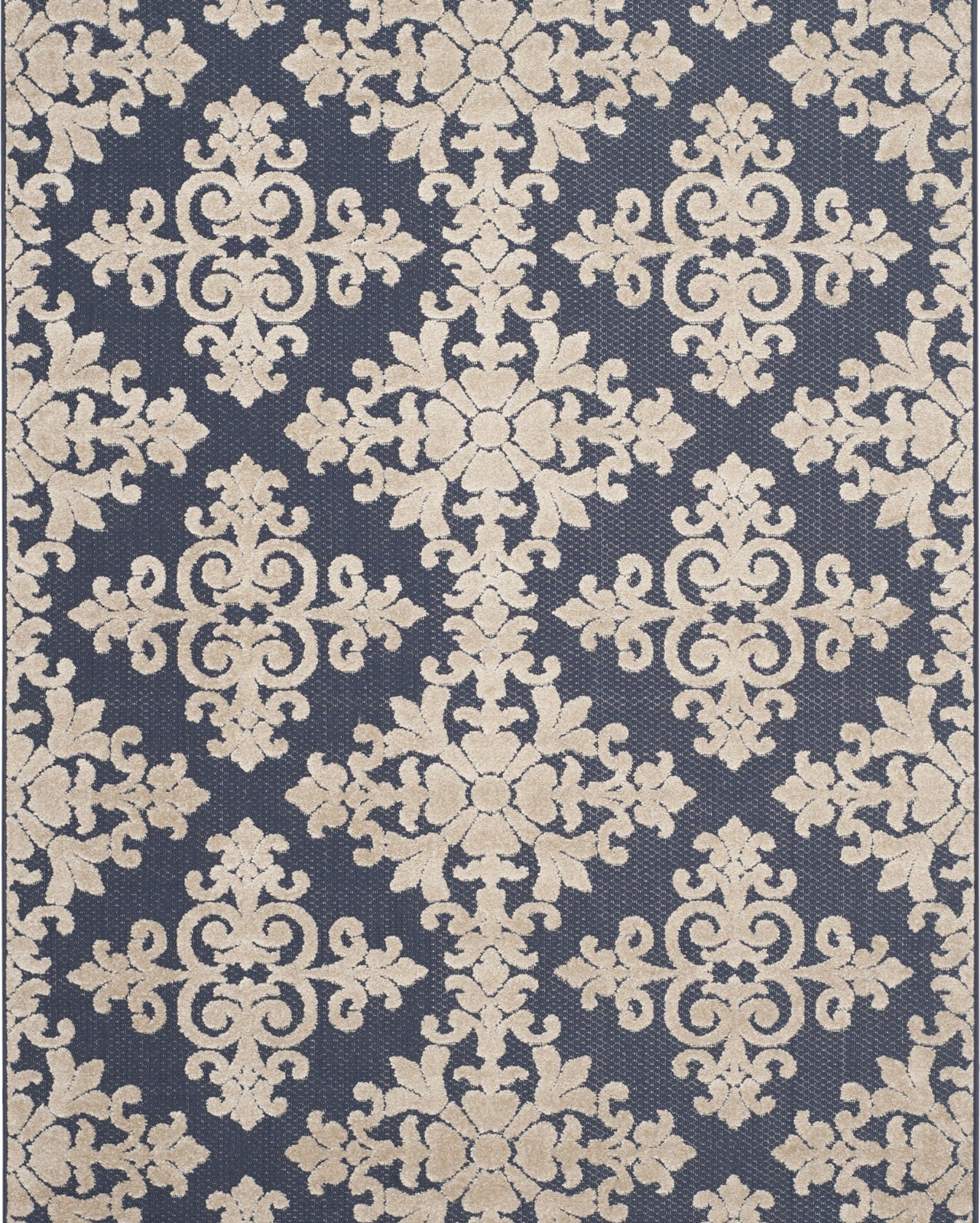 Safavieh Cottage COT906A Navy/Creme Area Rug main image