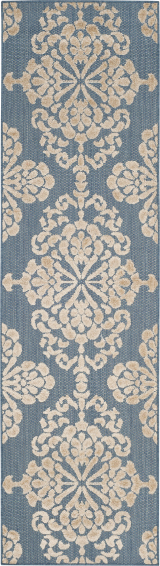 Safavieh Cottage COT908F Light Blue/Beige Area Rug 