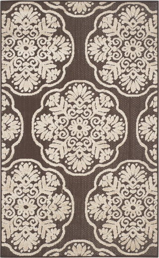 Safavieh Cottage COT911D Brown/Beige Area Rug 