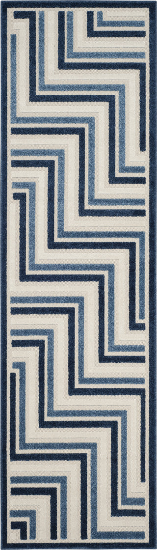 Safavieh Cottage COT935K Cream/Blue Area Rug 