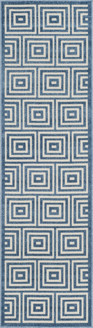 Safavieh Cottage COT941K Cream/Light Blue Area Rug 