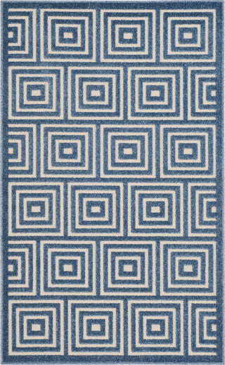 Safavieh Cottage COT941K Cream/Light Blue Area Rug 