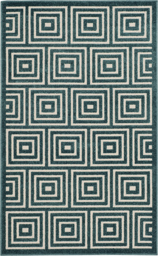 Safavieh Cottage COT941S Cream/Turquoise Area Rug 