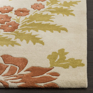 Safavieh Capri Cpr340 Beige/Rust Area Rug Detail