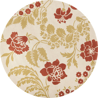 Safavieh Capri Cpr340 Beige/Rust Area Rug Round