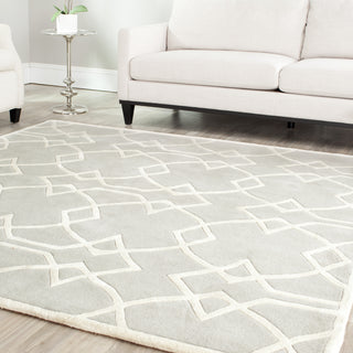 Safavieh Capri Cpr343 Grey/Ivory Area Rug Room Scene Feature