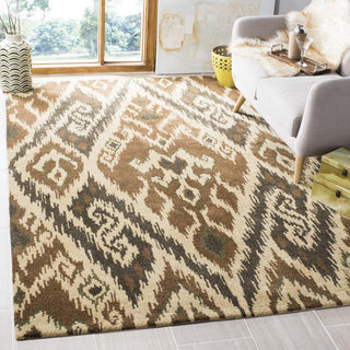 Safavieh Capri Cpr351 Multi/Brown Area Rug Room Scene Feature