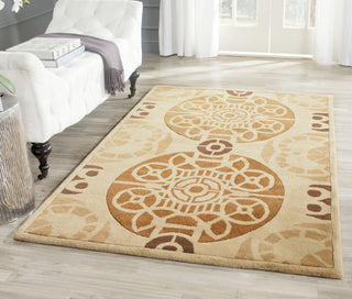 Safavieh Capri Cpr353 Gold/Multi Area Rug Room Scene Feature