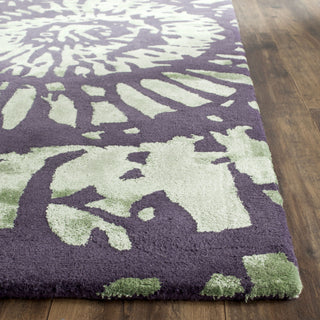 Safavieh Capri 411 Lavander/Sage Area Rug Detail