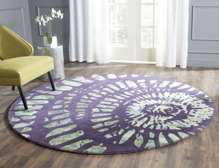 Safavieh Capri 411 Lavander/Sage Area Rug Room Scene