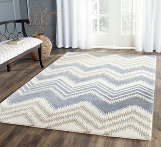 Safavieh Capri 445 Blue/Ivory Area Rug Room Scene Feature