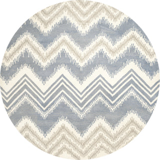 Safavieh Capri 445 Blue/Ivory Area Rug Round