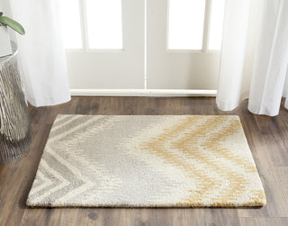 Safavieh Capri 445 Grey/Gold Area Rug Room Scene