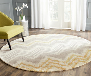 Safavieh Capri 445 Grey/Gold Area Rug Room Scene