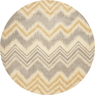 Safavieh Capri 445 Grey/Gold Area Rug Round